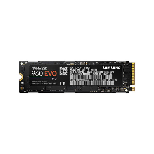 Samsung 960 EVO NVMe Series 1TB M.2 PCI-Express 3.0 x4 Solid State Drive,  (V-NAND)