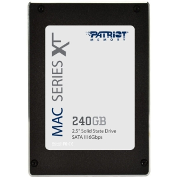 Part No:PAXT240GS25SSDR - Patriot Memory Mac 240 GB Internal Solid State Drive - 2.5 - SATA/600