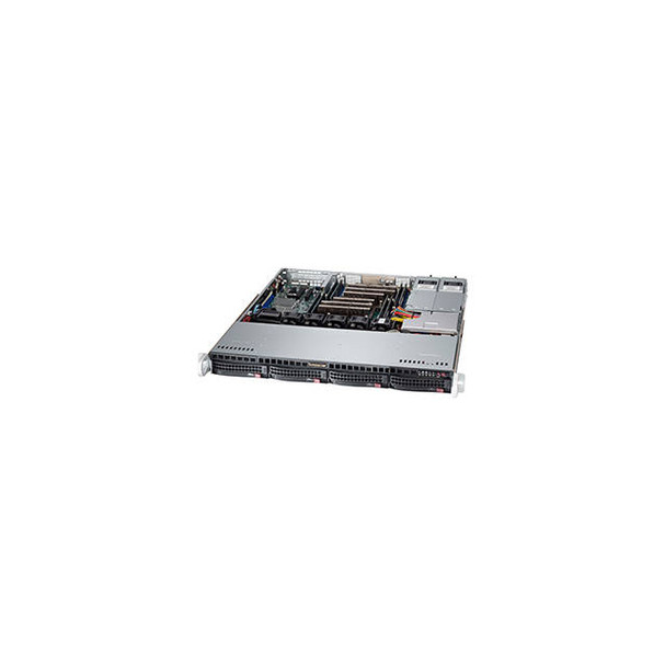 Supermicro SuperChassis CSE-813MFTQ-R400CB 400W 1U Rackmount Server Chassis (Black)