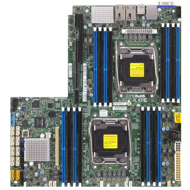 Supermicro X10DRW-IT-O Dual LGA2011/ Intel C612/ DDR4/ SATA3&USB3.0/ V&2GbE/ Proprietary WIO Server Motherboard