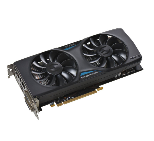 04G-P4-2972-KR - EVGA GeForce GTX 970 4GB GDDR5 256-bit PCI Express 3.0 x16 DVI/ HDMI/ DisplayPort Video Graphics Card with ACX Cooler 2.0