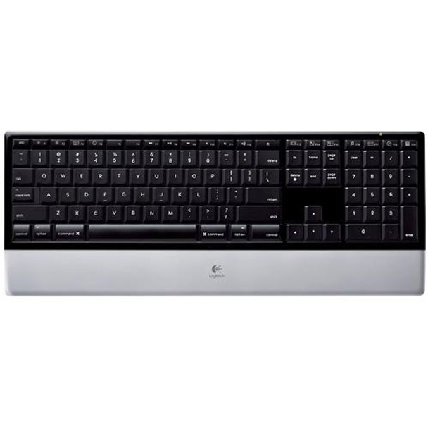 920-001153 - Logitech diNovo Mac Edition Cordless Keyboard USB Piano Black