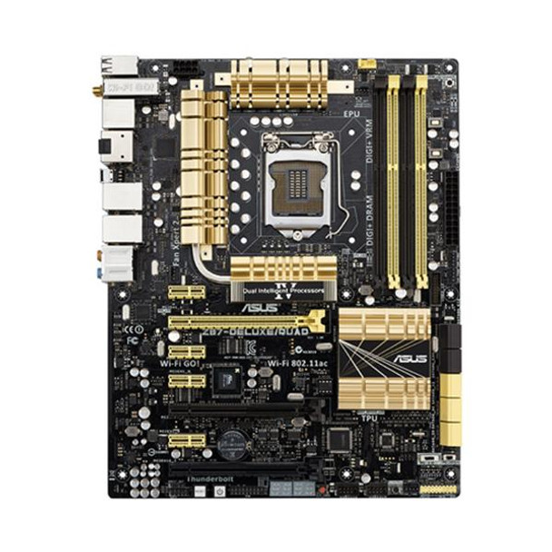 Z87-DELUXE/QUAD - ASUS Intel Z87 Chipset 4th Generation Core i7/ Core i5/ Core i3/ Pentium/ Celeron Processors Support Socket 1150 ATX Motherboard (Refurbishe