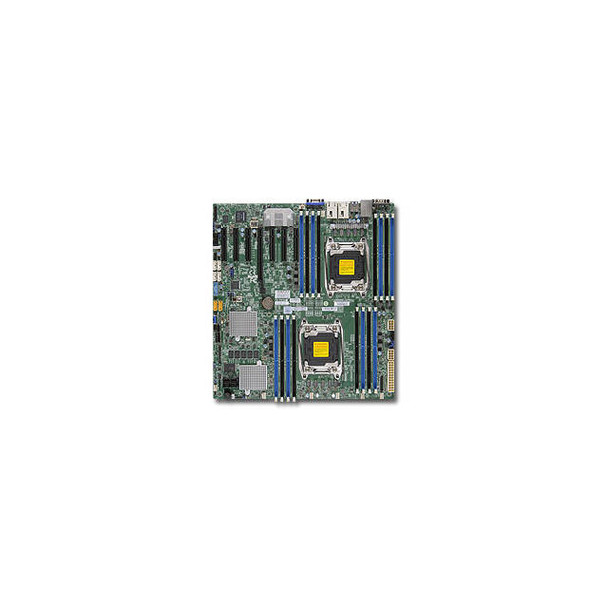 Supermicro X10DRH-C-B Dual LGA2011/ Intel C612/ DDR4/ SATA3&SAS3&USB3.0/ V&2GbE/ EATX Server Motherboard