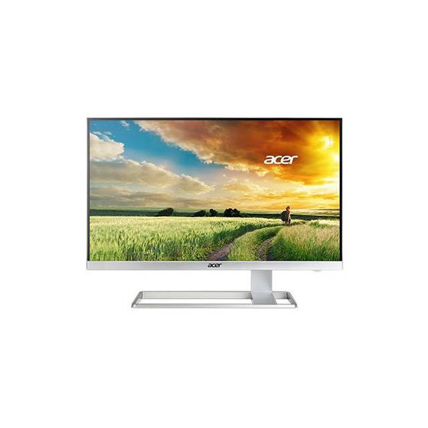 Acer S277HK wmidpp 27 inch Widescreen 100,000,000:1 4ms DVI/HDMI/DisplayPort/Mini DisplayPort LED LCD Monitor, w/ Speakers (White)