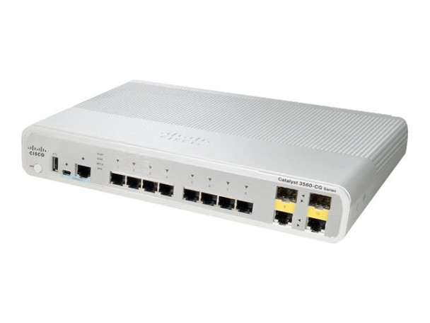 Cisco Catalyst Compact 3560CG-8TC-S Switch 8 Ports Managed-Desktop