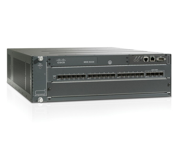 DS-C9222I-K9 - Cisco MDS 9222i Multiservice Modular SAN Switch - 18 Ports - 4.24Gbps (Refurbished)