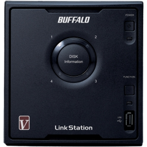 LS-QV8.0TL/R5 - Buffalo LinkStation Pro LS-QV8.0TL/R5 Network Storage Server - 1.60 GHz - 8 TB (4 x 2 TB) - RJ-45 Network USB