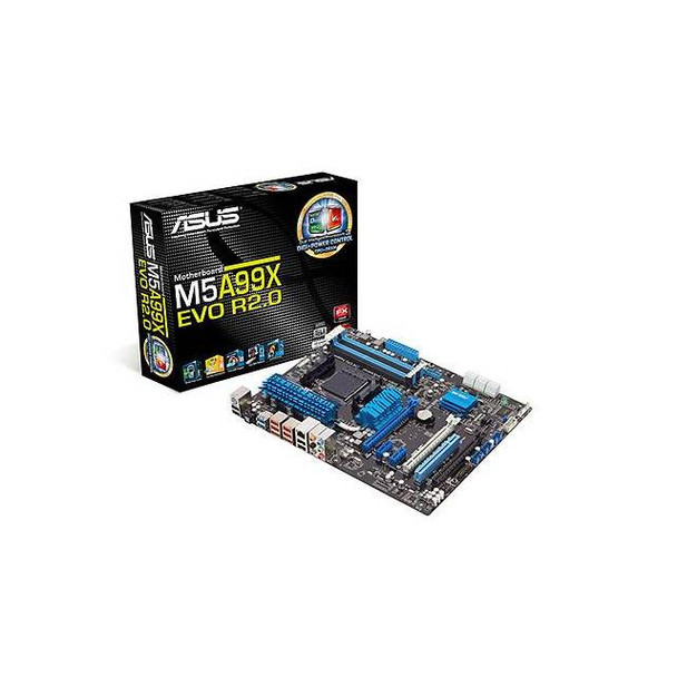 Asus M5A99X EVO R2.0 Socket AM3+/ AMD 990X/ Quad CrossFireX & Quad SLI / A&GbE/ SATA3&USB3.0/ ATX Motherboard