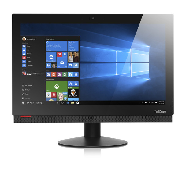 Lenovo ThinkCentre M810z 3GHz i5-7400 21.5" 1920 x 1080pixels Touchscreen Black All-in-One PC