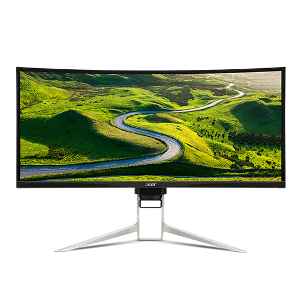 Acer XR XR382CQK 37.5" Ultra-Wide Quad HD+ IPS Black, Silver computer monitor