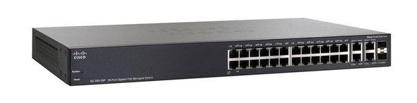 SRW2024P-K9 - Cisco 24-Ports Gigabit PoE Managed Switch (Refurbished)