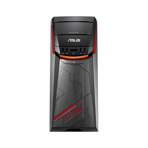 Asus G11DF-DBR5-GTX1060 AMD RYZEN 5 1400 3.2GHz/ 8GB DDR4/ 1TB HDD + 256GB SSD/ GTX 1060/ Windows 10 Desktop PC (Gray)