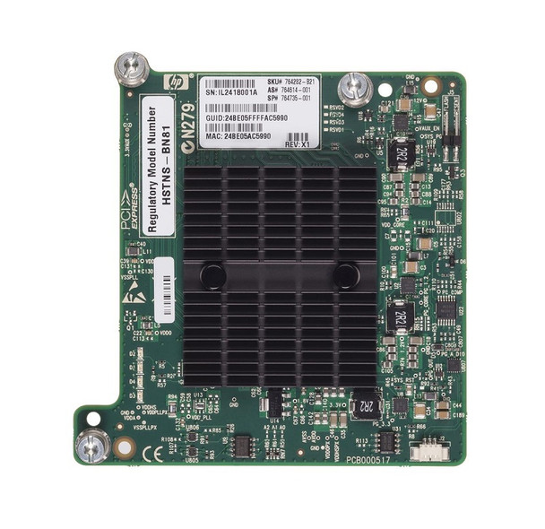 764282-B21 - HP InfiniBand 544+M 10Gbps Dual Port PCI-Express 3.0 Mezzanine Network Adapter