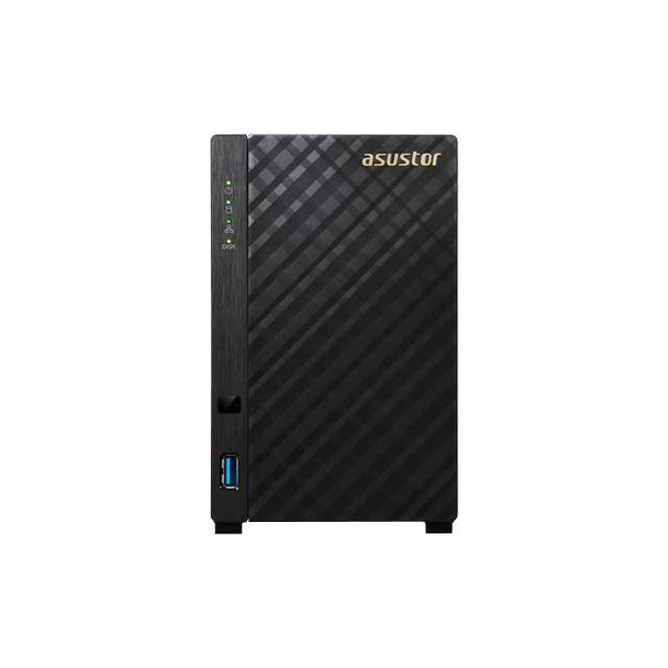 ASUSTOR AS3202T Intel Celeron 1.6GHz/ 2GB DDR3L/ GbE/ USB3.0/ 2-bay Desktop NAS