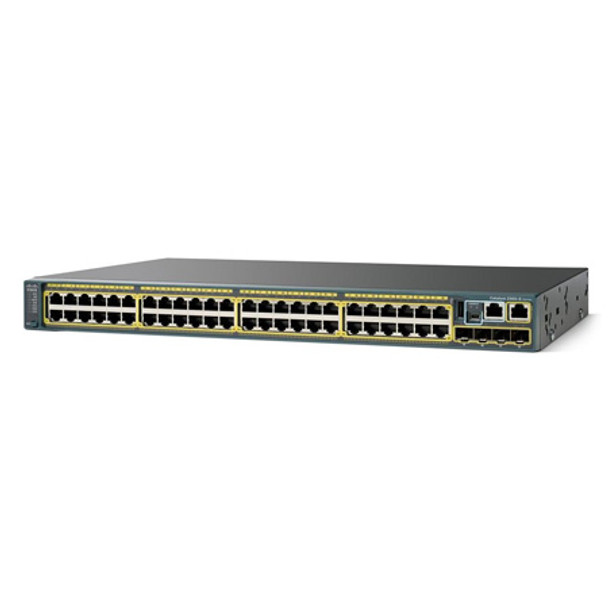 Cisco Catalyst WS-C2960S-48TS-L Switch 48 Ports Managed Rack Mountable