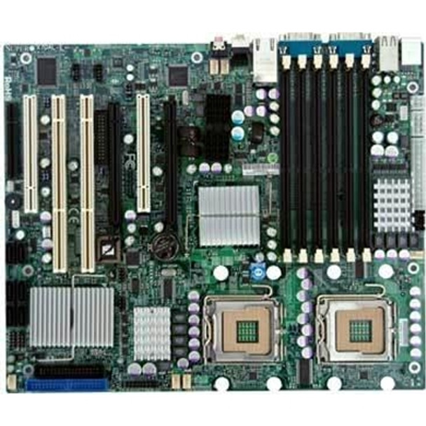 X7DAL-E+ - SuperMicro Intel 5000X Chipset Quad & Dual Core 6x SATA-2 24GB DDR2 Socket LGA771 ATX Server Motherboard (Refurbished)