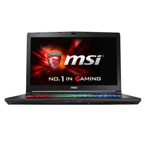 MSI GE72 APACHE PRO-029 17.3 inch Intel Core i7-6700HQ 2.6GHz/ 16GB DDR4/ 1TB HDD + 128GB SSD/ DVD±RW/ USB3.1/ Windows 10 Notebook (Aluminum Black)