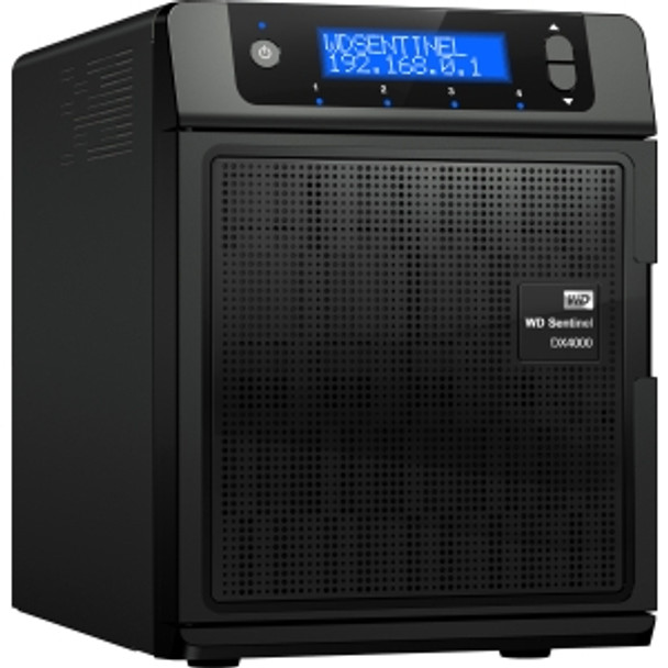 WDBLGT0060KBK-NESN - Western Digital WD Sentinel DX4000 6TB Small Office Server - Intel Atom - 6TB - RJ-45 Network USB