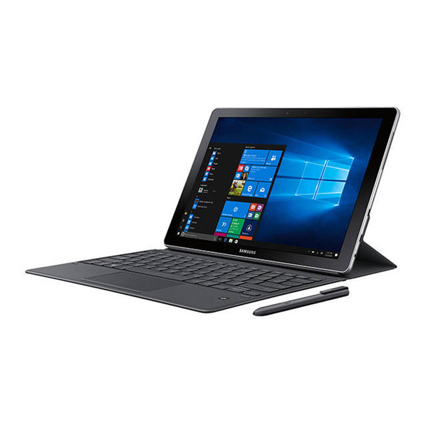 Samsung Galaxy Book SM-W723NZKAXAR 12 inch Intel Core i5 3.1GHz/ 256GB SSD/ Windows 10 Pro Tablet w/ S Pen (Black/Silver)