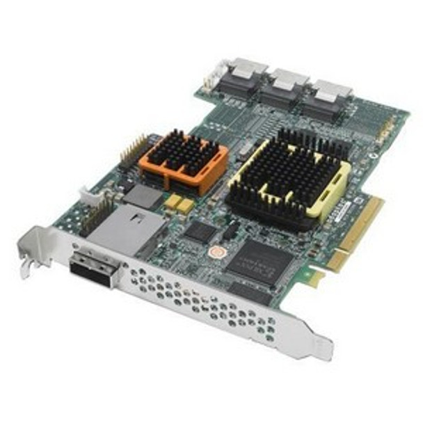 2258800-R - Adaptec 52445 28 Port Serial ATA/SAS RAID Controller - 512MB DDR2 - PCI Express x8 - Up to 300MBps Per Port - 1 x SFF-8088 mini SAS 300 - Se