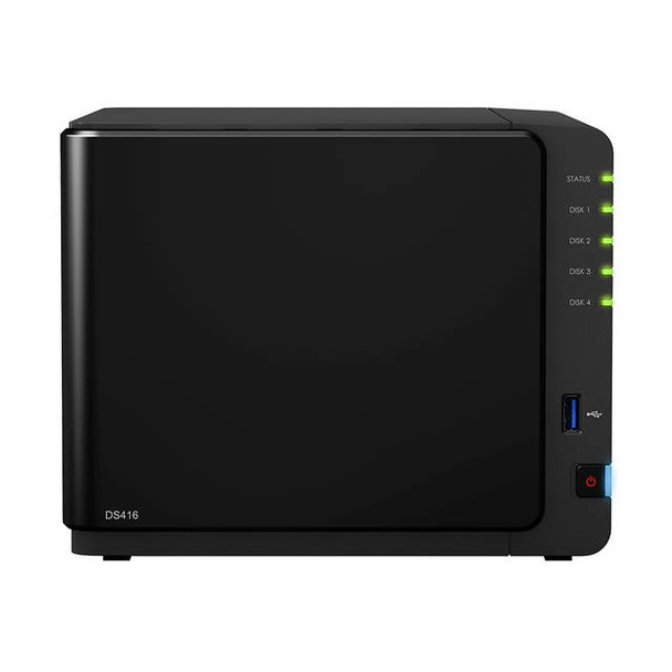 Synology DiskStation DS416 Feature-Rich & High-Performance 4-Bay Desktop NAS Optimized for SMB & Home