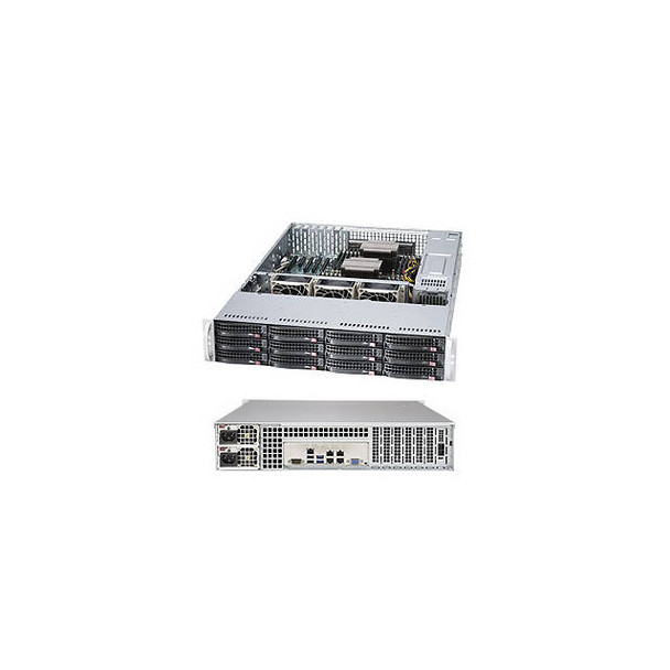 Supermicro SuperStorage Server SSG-6028R-E1CR12N Dual LGA2011 920W 2U Rackmount Server Barebone System (Black)