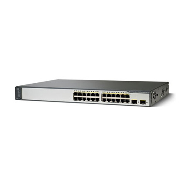 Cisco Catalyst 3750V2-24PS - Switch - 24 Ports - Managed - Rack-mountable