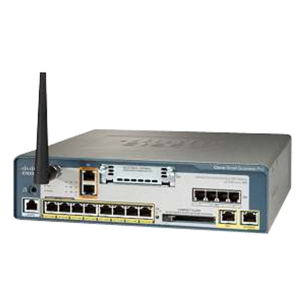 UC540W-BRI-K9 - Cisco 540W-BRI Unified Communications Wireless Broadband Router 8 x 10/100Base-TX PoE LAN 1 x 10/100Base-TX WAN 2 x ISDN BRI (S/T) WAN 1