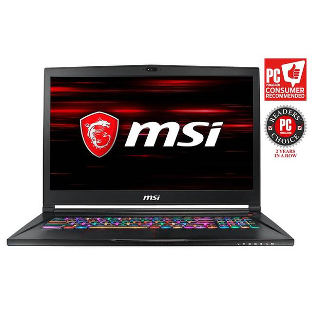 MSI GS73 STEALTH-012 17.3 inch Intel Core i7-8750H 2.2GHz/ 16GB DDR4/ 2TB HDD + 256GB SSD / GTX 1060/