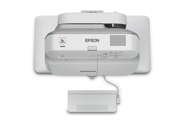 Epson BrightLink 695Wi Wall-mounted projector 3500ANSI lumens 3LCD WXGA (1280x800) Grey,White data pr