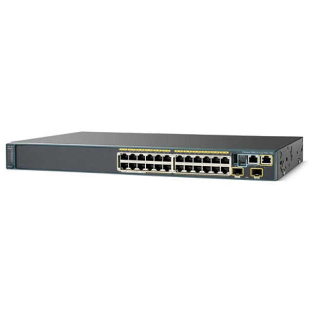 Cisco Catalyst WS-C2960S-24PD-L Switch 24 Ports Managed Rack Mountable