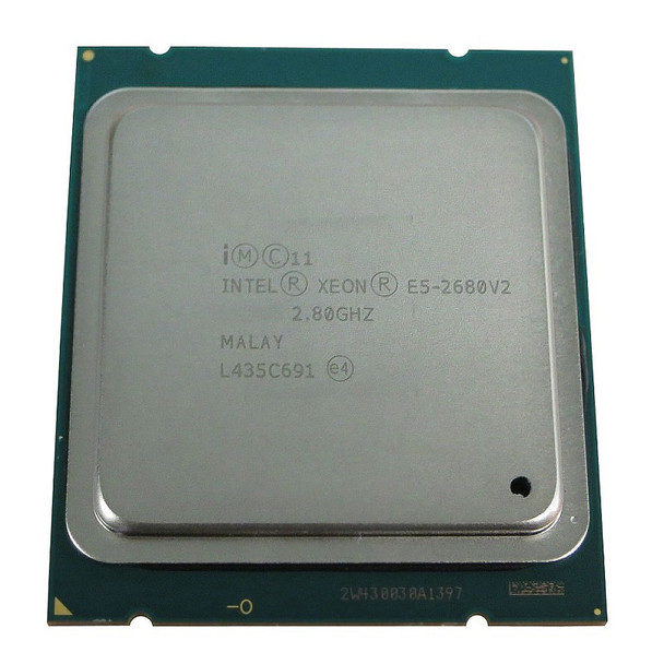 709487-L21 - HP 2.80GHz 8.0GT/s QPI 25MB L3 Cache Socket LGA2011 Intel Xeon E5-2680V2 10-Core Processor for ProLiant ML350p Gen8 Server