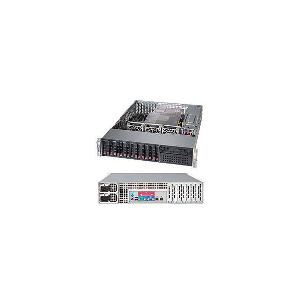 Supermicro SuperServer SYS-2028R-C1RT Dual LGA2011 920W 2U Rackmount Server Barebone System (Black)