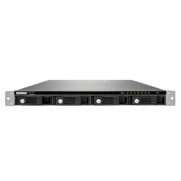 QNAP TS-453U-RP-US Intel Celeron 2.0GHz/ 4GB RAM/ 4GbE/ 4SATA3/ USB3.0/ 4-Bay 1U Rackmount NAS Server for SMBs