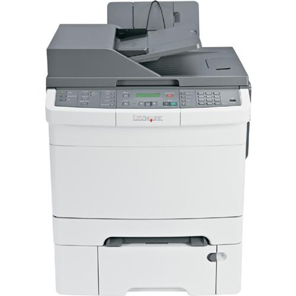 26C0235 - Lexmark X546dtn (1200 x 1200) dpi 25ppm (Mono) / 25ppm (Color) 33.6Kbps Fax Modem 901-Sheet USB 2.0 Ethernet 10/100Mbps Multifunction Color