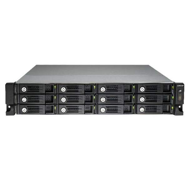 QNAP TVS-1271U-RP-I5-16G-US Intel Core i5-4590S 3.0GHz/ 16GB RAM/ 4GbE/ 12SATA3/ USB3.0/ 12-Bay 2U Rackmount NAS for SMBs