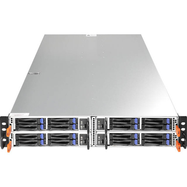 ASRock Rack 2U4N-F2T Four Node Dual LGA2011/ Intel C612/ DDR4/ V&2GbE 2U Rackmount Server Barebone System