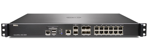 DELL SonicWALL NSA 3600 1U 3400Mbit/s hardware firewall