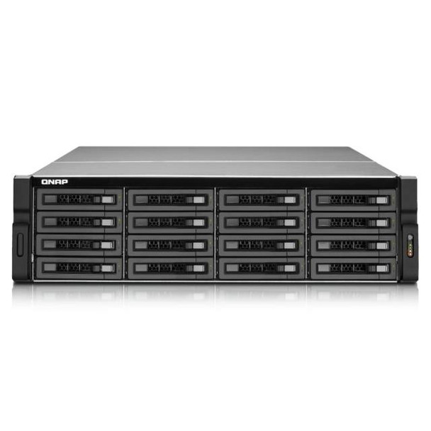 QNAP TS-EC1679U-SAS-RP-US Intel Xeon E3-1245 v2 3.4GHz/ 8GB RAM/ 4GbE/ 16SATA3/ USB3.0/ 16-Bay 3U Rackmount NAS for Enterprise