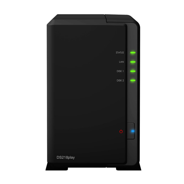 Synology DS218play NAS Compact Ethernet LAN Black