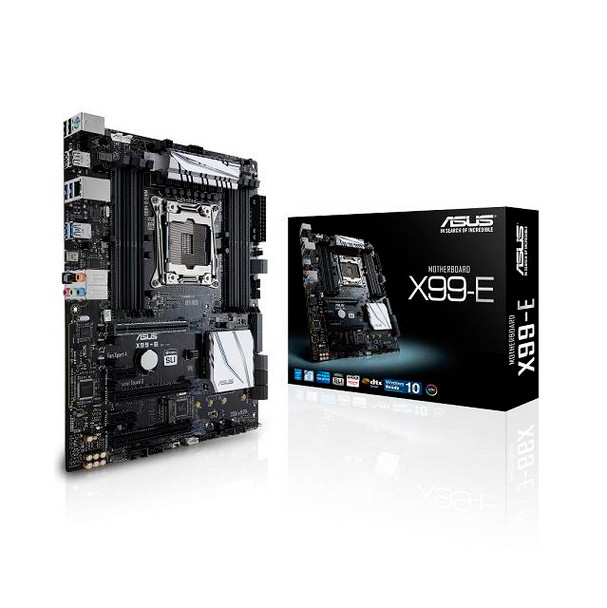 Asus X99-E LGA2011-v3/ Intel X99/ DDR4/ Quad CrossFireX & Quad SLI/ SATA3&USB3.1/ M.2&SATA Express/ A&GbE/ ATX Motherboard