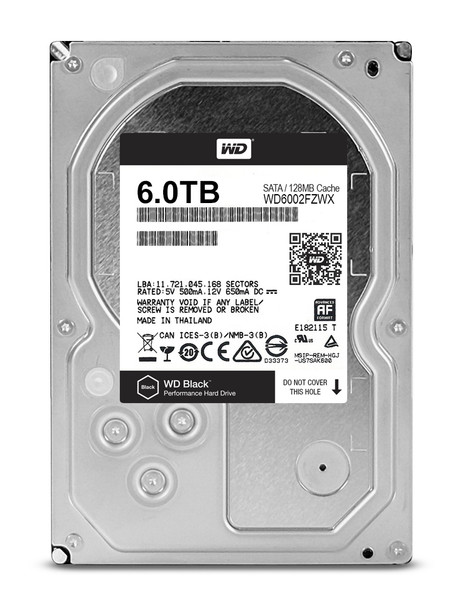 Western Digital Black 6000GB Serial ATA III hard disk drive