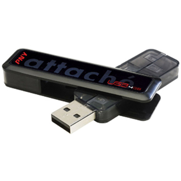P-FD4GBIKP-FS - PNY 4GB IronKey Hardware-encrypted USB 2.0 Flash Drive - 4 GB - USB - External