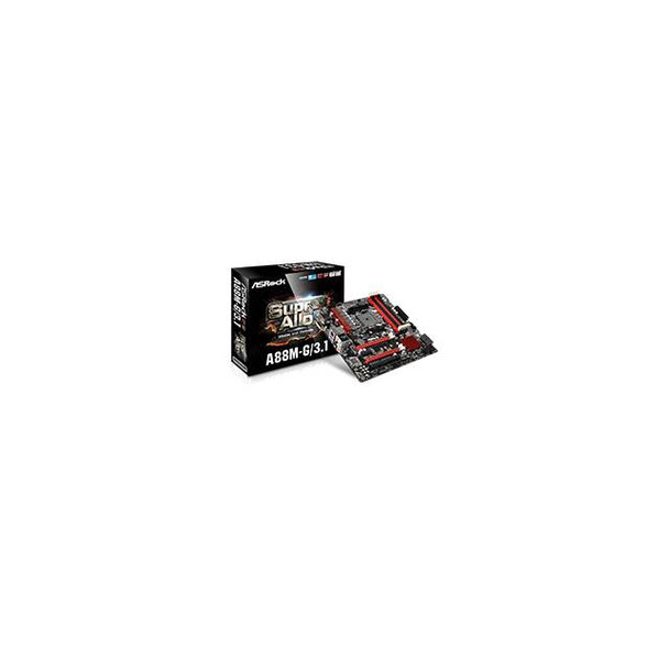 ASRock A88M-G/3.1 Socket FM2+/ AMD A88X/ DDR3/ Quad CrossFireX/ SATA3&USB3.1/ M.2/ A&GbE/ MicroATX Motherboard
