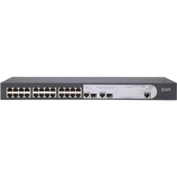 JD990A-ACC - HP V1905-24 Ethernet Switch 26 Ports Manageable 26 x RJ-45 2 x Expansion Slots 10/100/1000Base-T 10/100Base-TX