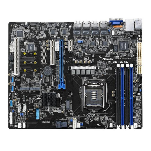 ASUS P10S-C/4L LGA1151/ Intel C232/ DDR4/ SATA3&USB3.0/ M.2/ V&4GbE/ ATX Server Motherboard