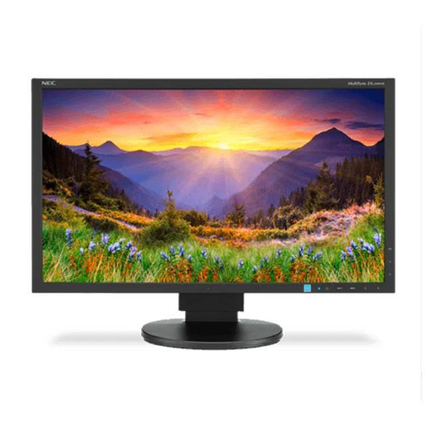 NEC MultiSync EA234WMI-BK 23 inch Widescreen 1,000:1 6ms VGA/DVI/HDMI/DisplayPort/USB LED LCD Monitor, w/ Speakers (Black)