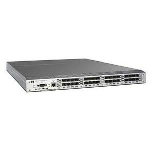 A7393A - HP StorageWorks 4GB Fibre Channel SAN Switch 4/32 Ports with Rails 32 x SFP (empty) 1U Rack-Mountable