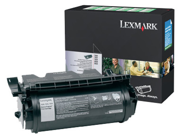 12A7460-B2 - Lexmark 5000 Pages Black Laser Toner Cartridge for T Laser Printer (Refurbished) (Refurbished)